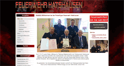 Desktop Screenshot of feuerwehr-hatshausen.de